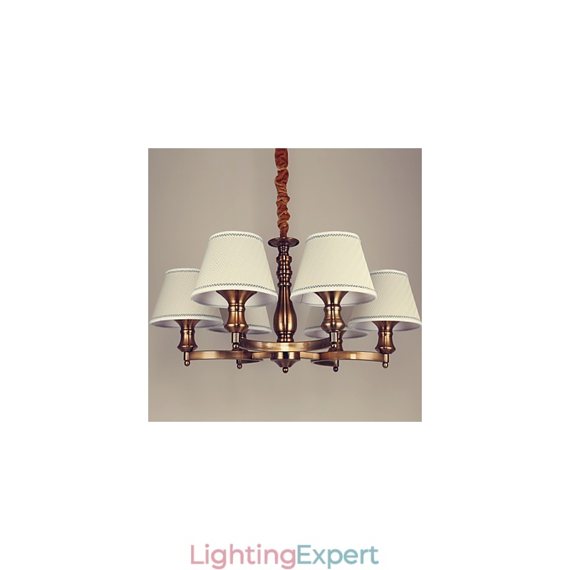 Rustic Lodge Vintage Mini Style Electroplated Metal Chandelier