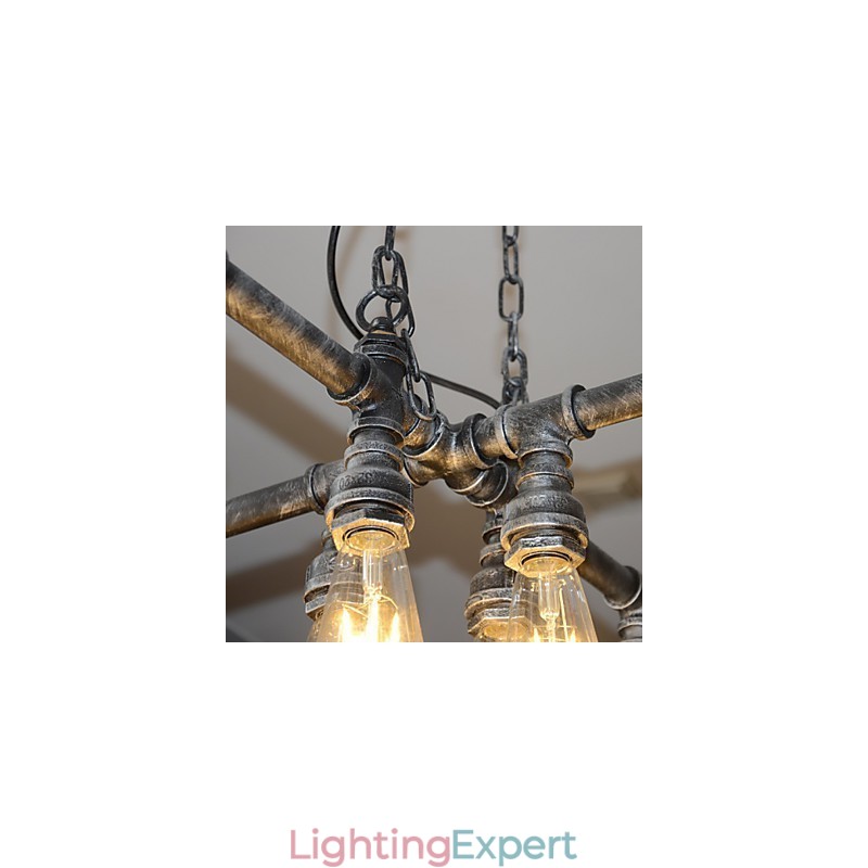 Loft Lamp Is Acted The Role Of Creative Industrial Wind Restoring Ancient Ways Conduit Droplight