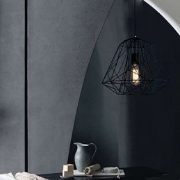 Vintage Retro Painting Metal Pendant Light Garage