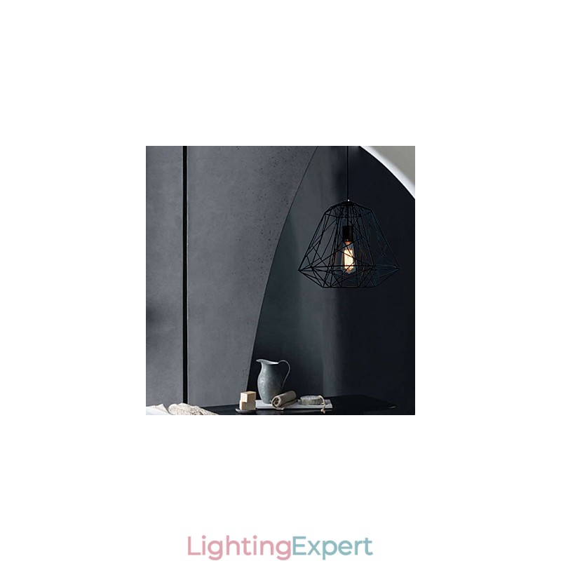 Vintage Retro Painting Metal Pendant Light Garage