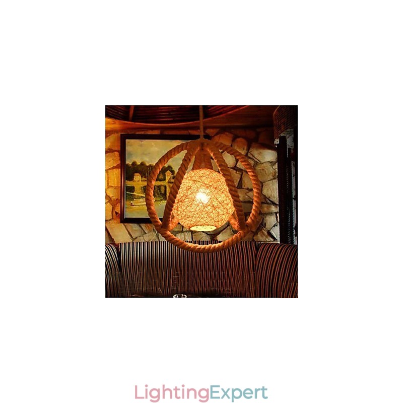 The Chandelier Retro Industrial Wind rope
