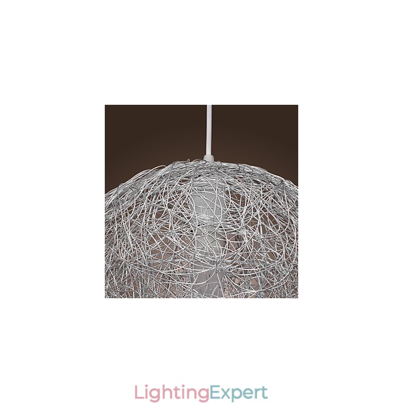 Modern Contemporary Globe Mini Style Chrome Pendant Light