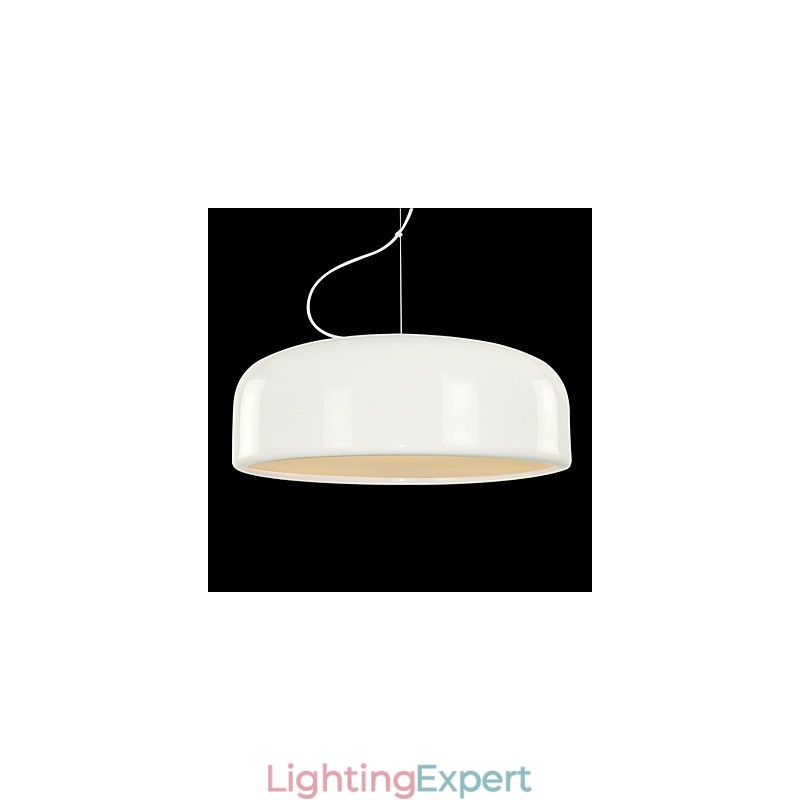 Retro Bowl Painting Pendant Light