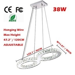 Crystal Ceiling Pendant Light Chandelier Lighting Fixtures