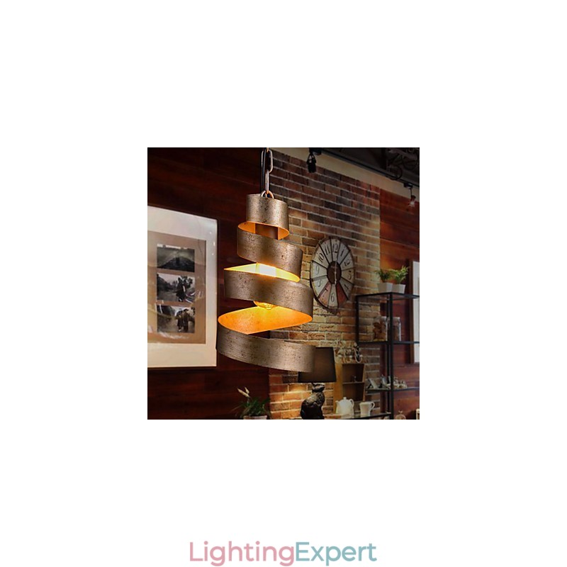 Retro Iron Lamp Modern Minimalist Industrial Style Chandelier