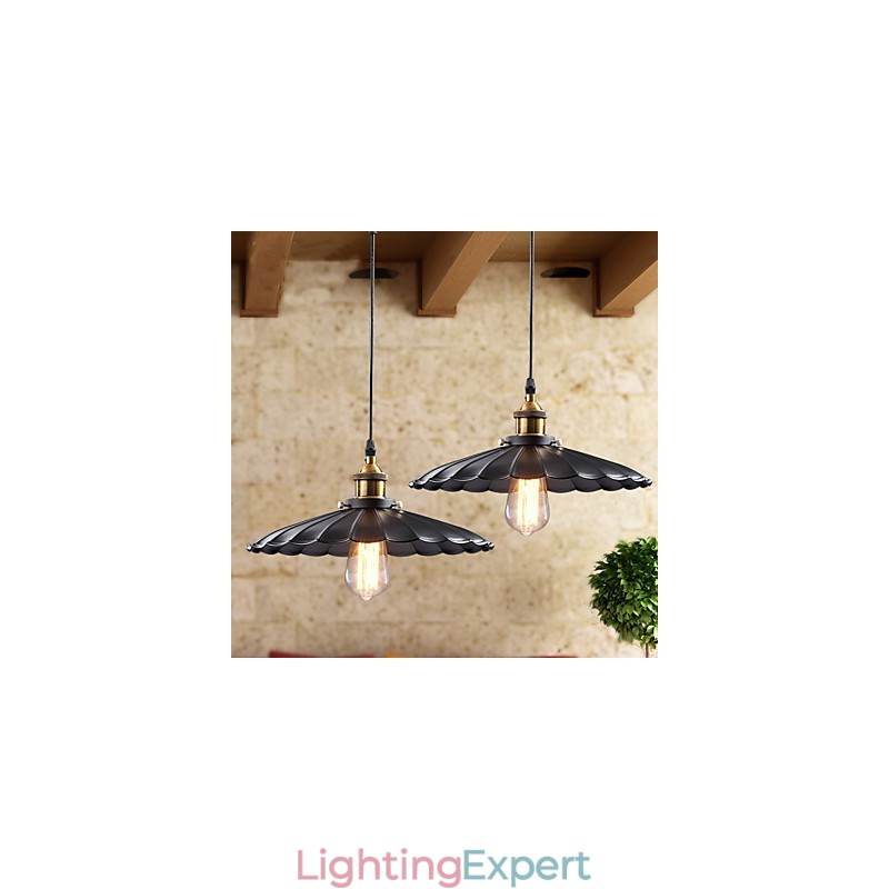 Retro Classic European Style Pendant Light Metal Art Droplight