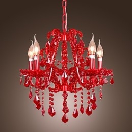 Modern Contemporary Crystal Chrome Metal Chandelier