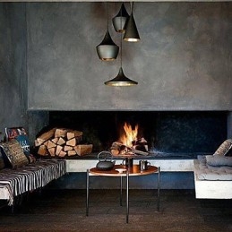 Mini Style Painting Metal Pendant Light