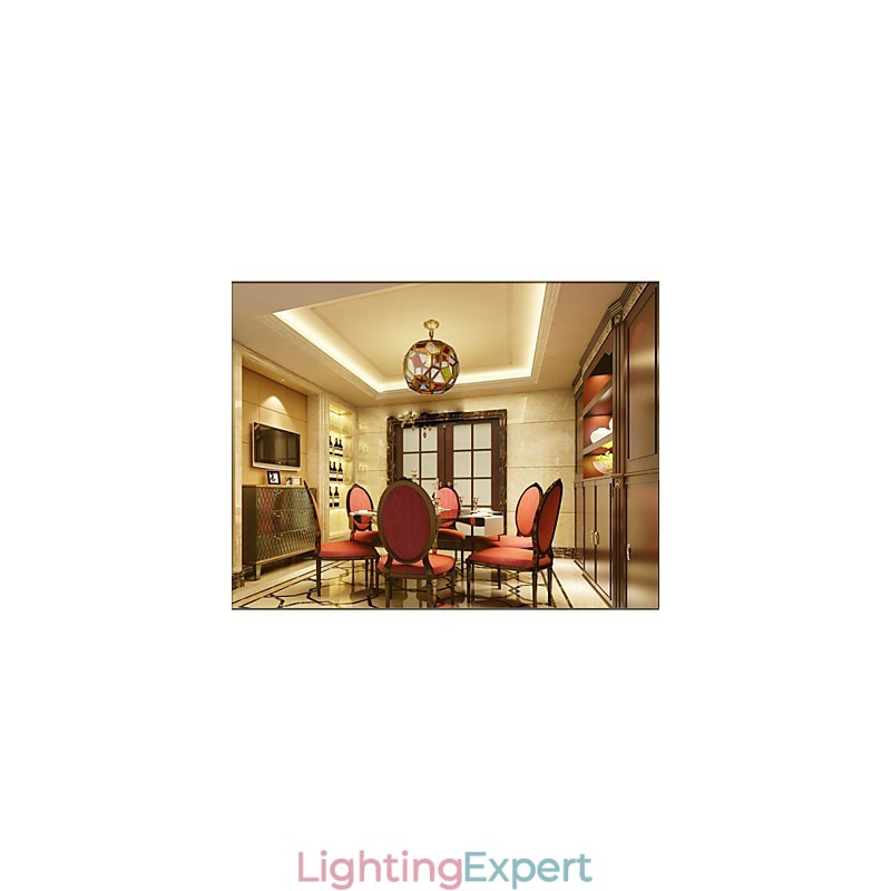 Porch Lamp LightsBalcony Lamp Exotic Small Copper Chandelier