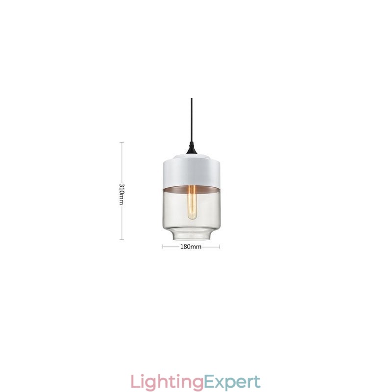 The Nordic Creative Stair Shop'S Art Wrought Iron Glass Chandelier Lamp