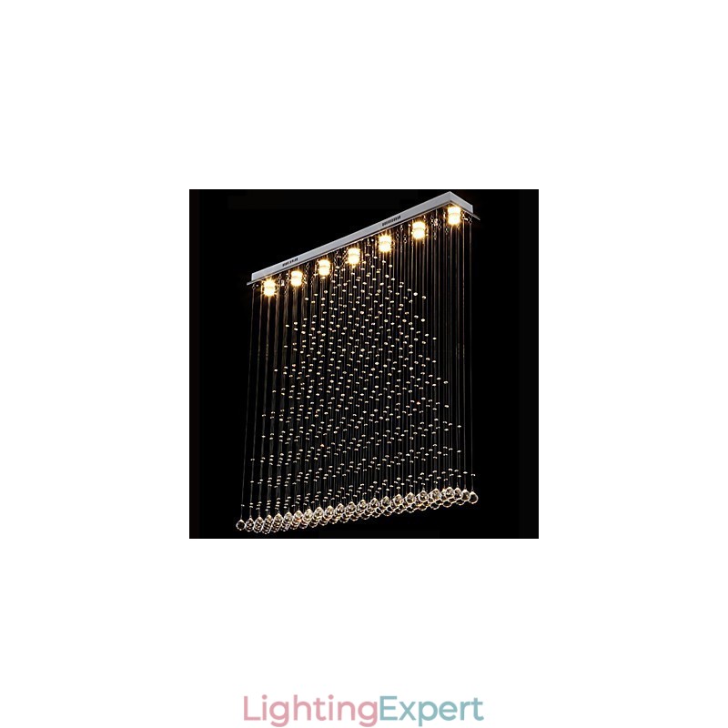 K9 Crystal Pendant Light Hanging Wire Chandelier Lighting Ceiling Lamps