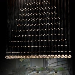 K9 Crystal Pendant Light Hanging Wire Chandelier Lighting Ceiling Lamps