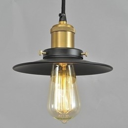 Country Mini Style Painting Metal Pendant Light
