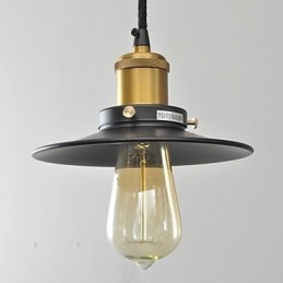 Country Mini Style Painting Metal Pendant Light
