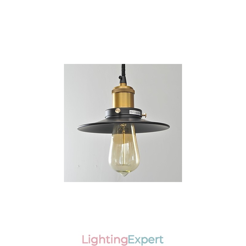 Country Mini Style Painting Metal Pendant Light