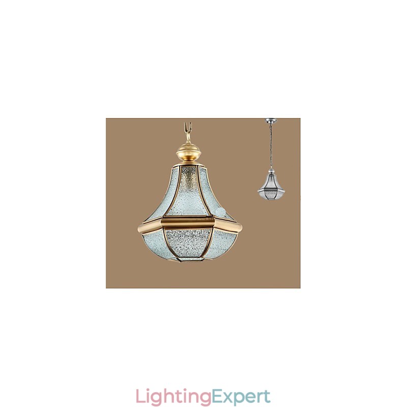 American Country Small Pendant all Copper Single Glass