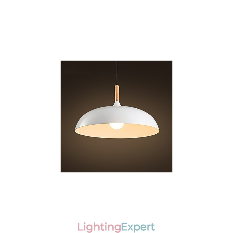 Retro Pendant Light Painting Wood+Metal Cafe pendant lamps