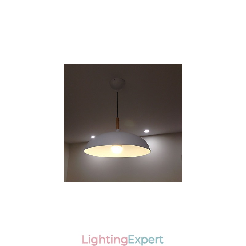 Retro Pendant Light Painting Wood+Metal Cafe pendant lamps