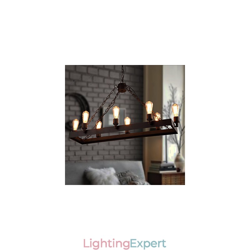 Modern Retro Loft Chandelier American Country Chandelier Creative Industrial Cafe Lamp Lights