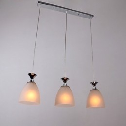 Modern Contemporary Island Mini Style Chrome Pendant Light