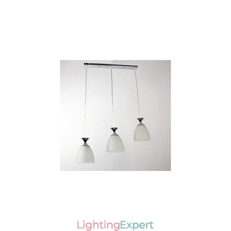 Modern Contemporary Island Mini Style Chrome Pendant Light