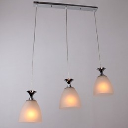 Modern Contemporary Island Mini Style Chrome Pendant Light