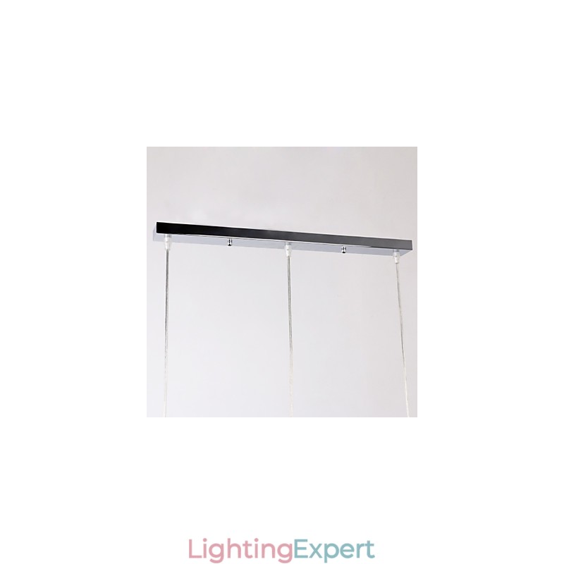 Modern Contemporary Island Mini Style Chrome Pendant Light