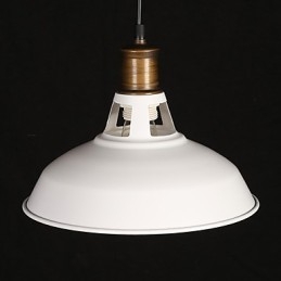 American Country Style Originality Single Head Wrought Iron Hollow Out Droplight Lamp