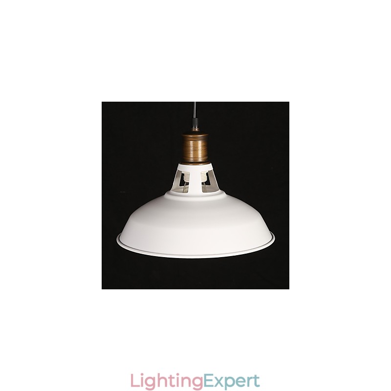 American Country Style Originality Single Head Wrought Iron Hollow Out Droplight Lamp
