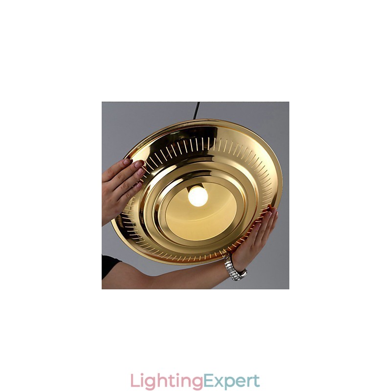 Country Electroplated Metal Pendant Light Garage