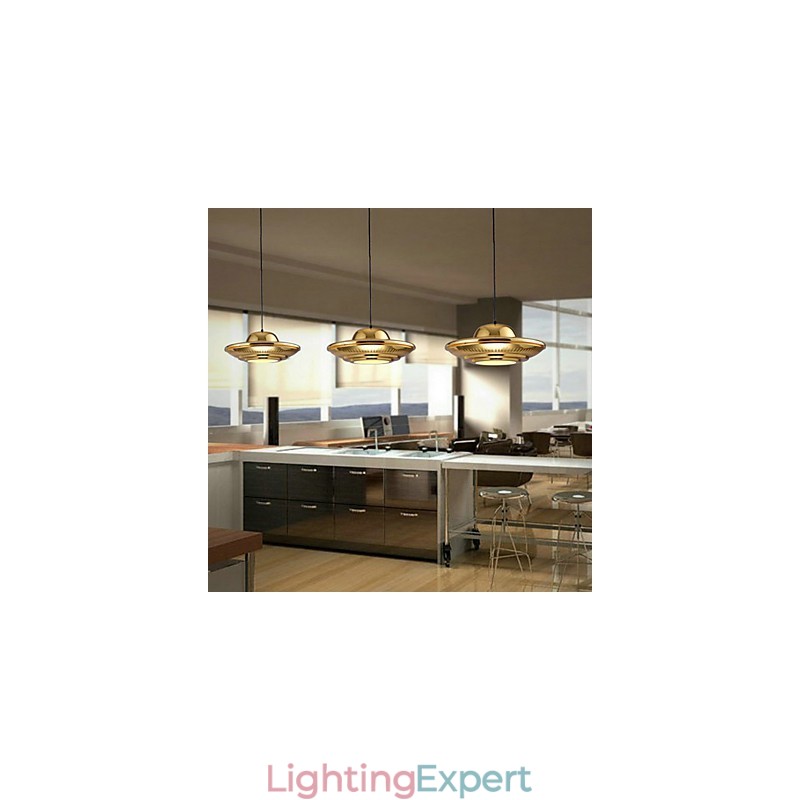 Country Electroplated Metal Pendant Light Garage