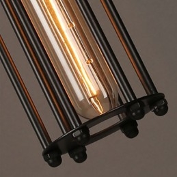 Creative European Style Restoring Ancient Ways Wrought Iron Alcatraz Single Head Droplight