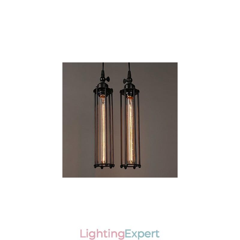 Creative European Style Restoring Ancient Ways Wrought Iron Alcatraz Single Head Droplight