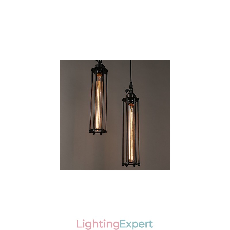 Creative European Style Restoring Ancient Ways Wrought Iron Alcatraz Single Head Droplight