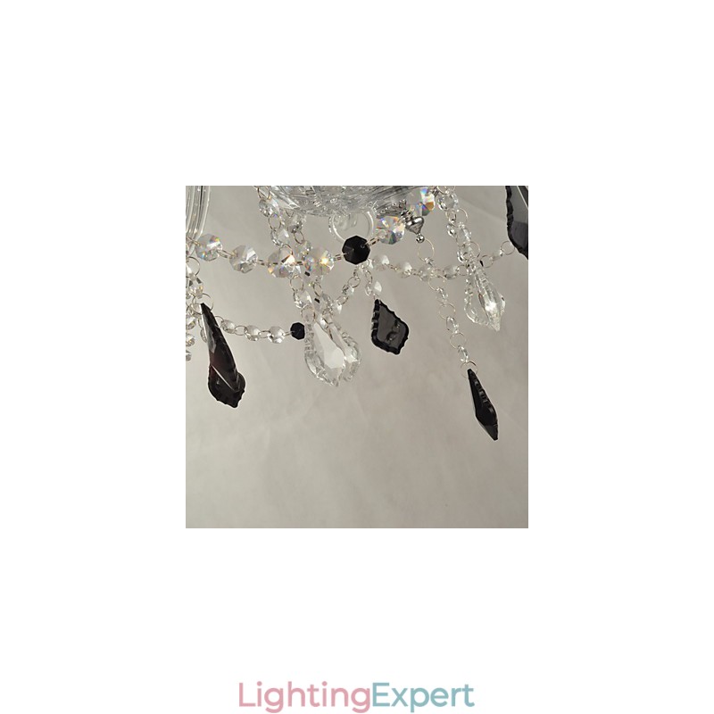 Elegant Crystal Chandelier with 8 Lights