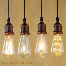 Pendant Lights Traditional Classic Vintage Retro Country Garage Metal