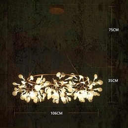 Country Designers Antique Brass Metal Chandelier