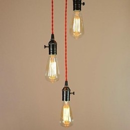 Country Mini Style Electroplated Metal Flush Mount