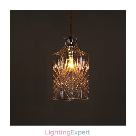 Romantic Bottle Creative Carved Art Glass Chandelier Light Pendant Light Romantic Bottle Creative Carved Art Glass Chandelier Light Pendant Light