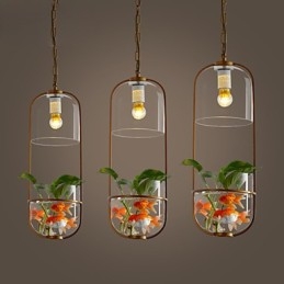 Modern Contemporary Decorative Design Pendant Light(Does Not Include Plants