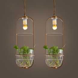 Modern Contemporary Decorative Design Pendant Light(Does Not Include Plants
