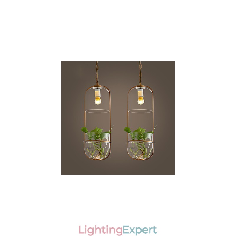 Modern Contemporary Decorative Design Pendant Light(Does Not Include Plants