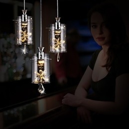 Modern Contemporary Crystal Others Glass Pendant Light