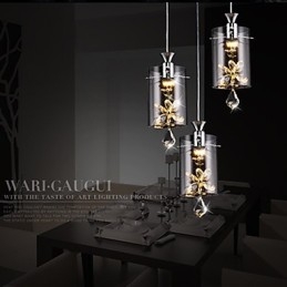 Modern Contemporary Crystal Others Glass Pendant Light