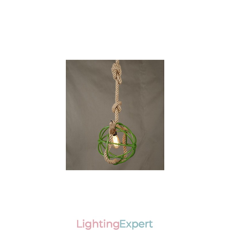 Retro Cafe Art Chandelier Chandelier Rope