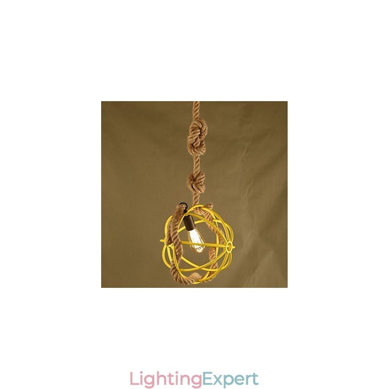 Retro Cafe Art Chandelier Chandelier Rope