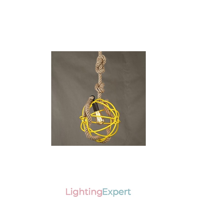 Retro Cafe Art Chandelier Chandelier Rope