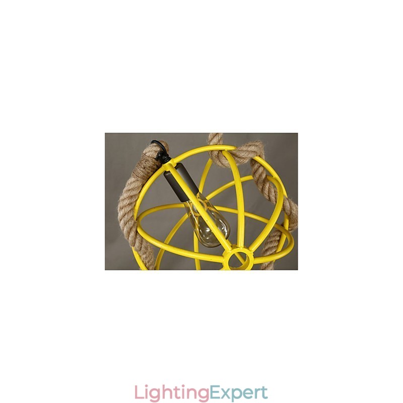 Retro Cafe Art Chandelier Chandelier Rope