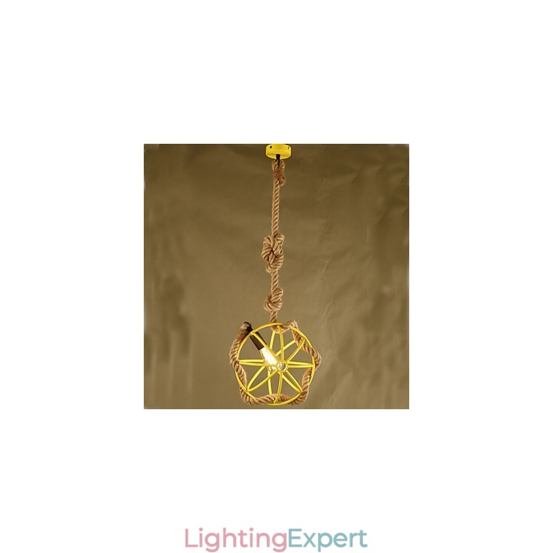 Retro Cafe Art Chandelier Chandelier Rope