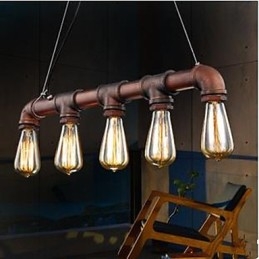 American Country Industrial Porch Loft Conduit Droplight